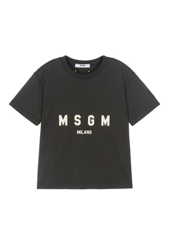 Çocuk Jersey Tişört - Koyu Gri