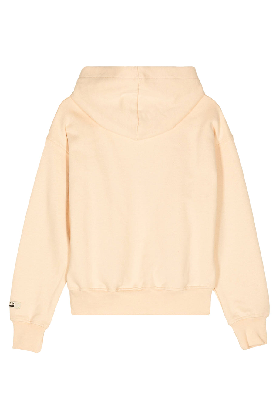 Çocuk Logo Baskılı Pamuklu Kapüşonlu Sweatshirt - Krema
