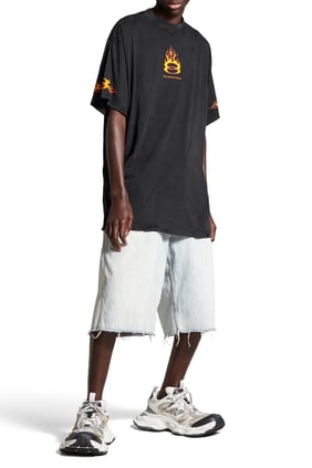 Balenciaga Burning Unity Oversized T-Shirt