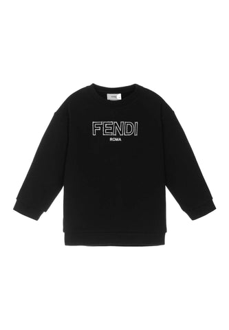 Çocuk Logo Sweatshirt - Siyah