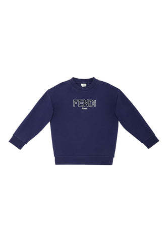 Çocuk Logolu Sweatshirt - Lacivert