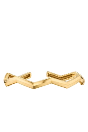 Zigzag Bilezik, 18 Ayar Sarı Altın