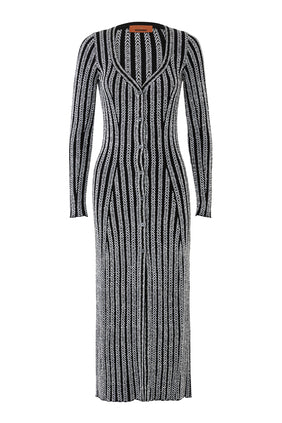 Simli Triko Uzun Hırka - Missoni