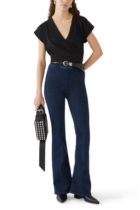 Jetset Yüksek Bel Sıfır Bacak Kot Pantolon