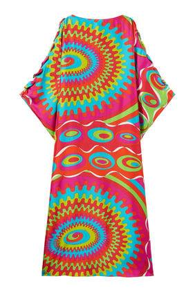 Bersaglio-Print Pamuk T-Shirt Elbise
