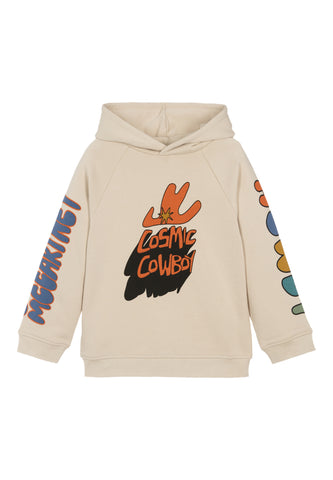 Çocuklar için Kozmik Cowboy Kapşonlu Sweatshirt