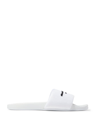 Havuz Logolu Terlik - Beyaz