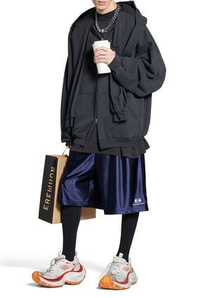 Balenciaga Unity Sports İkon Gizli Kapüşonlu Sweatshirt