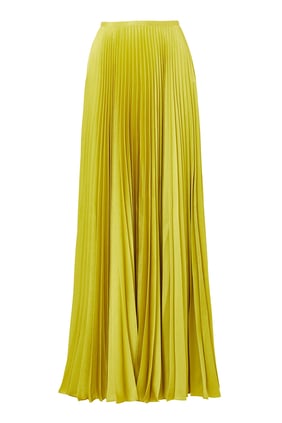 Solace London Sarı Henley Krepe Etek