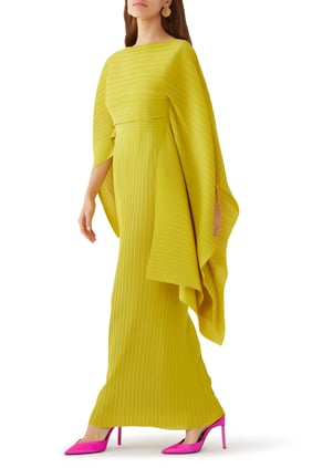 Solace London Adami Maxi Elbise - Sarı