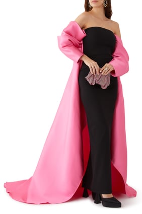 Kyla Maxi Elbise - Açık Pembe