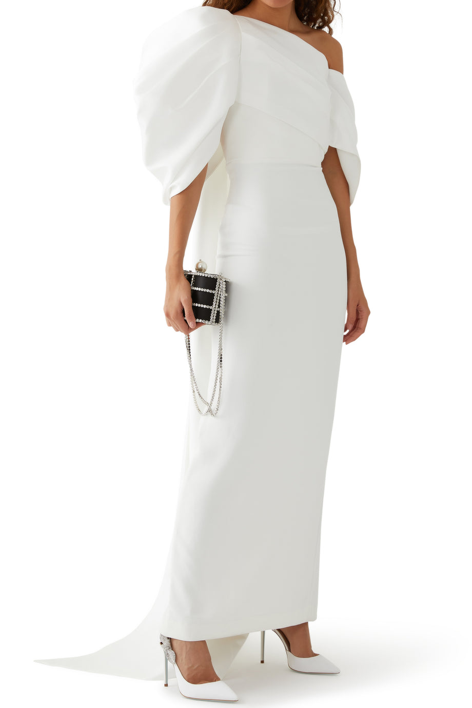 Çarpıcı Very Bow Tie Kristal 105 Topuklu Ayakkabılar