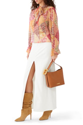 Jovie Renkli Patchwork Bluz