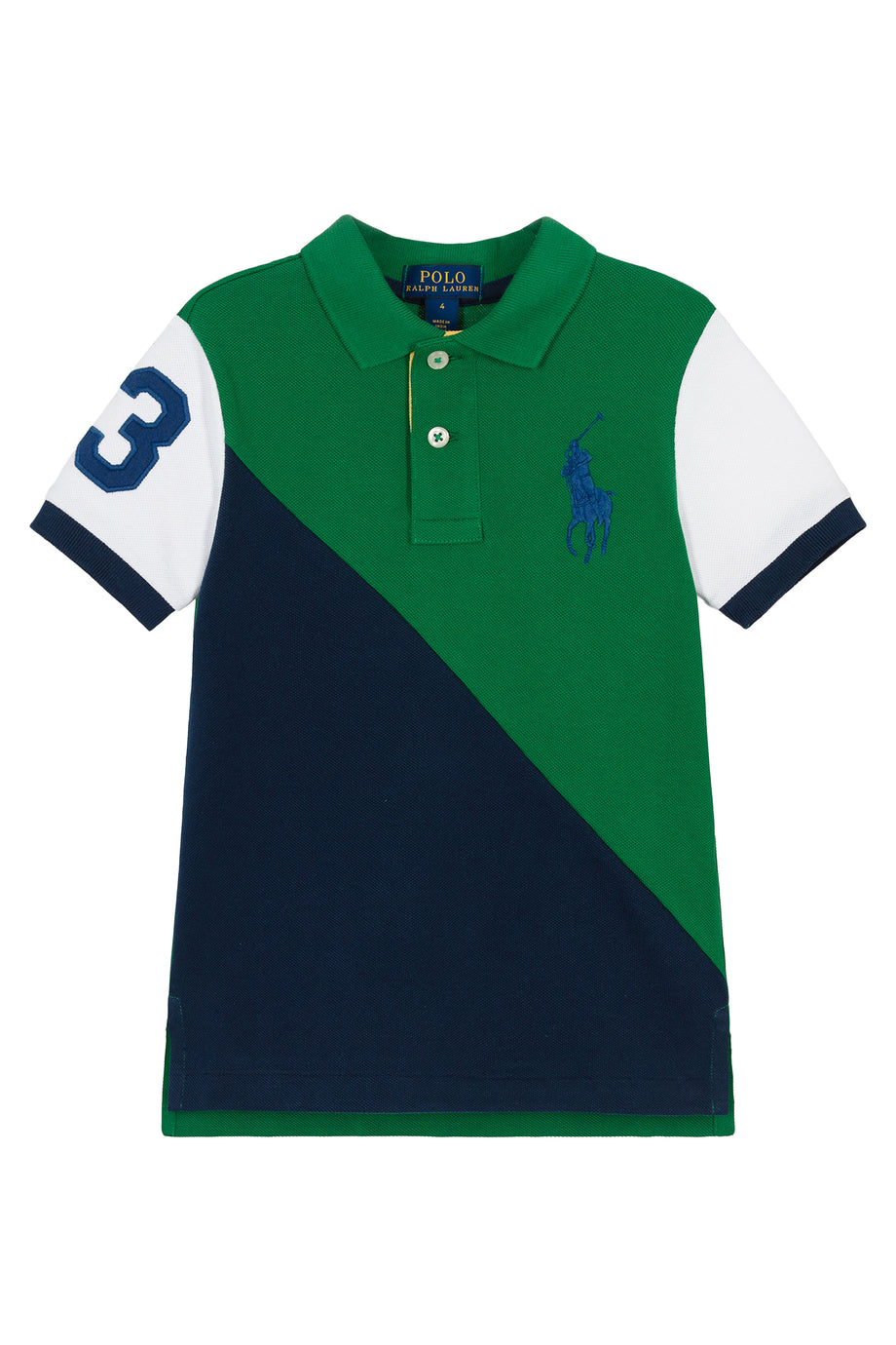 Çocuklar İçin Logo Pamuklu Polo Tişört - Yeşil