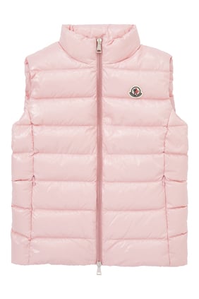 Moncler Ghany Astarlı Kadın Yelek - Açık Pembe