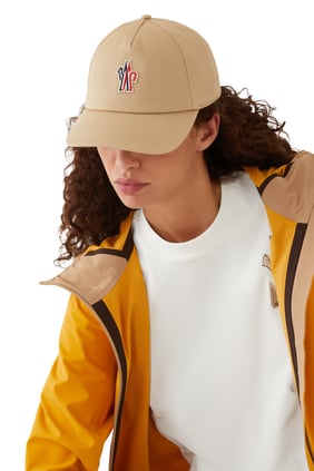 Moncler Grenoble Beisbol Şapkası - Açık Bej Renk