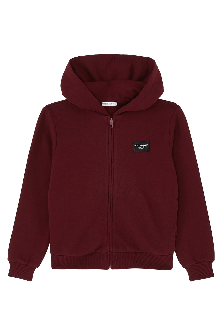 Çocuklar için Logo Fermuarlı Kapüşonlu Hırka