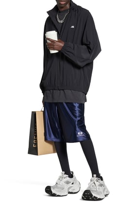 Balenciaga Stretch Naylon Aktif Spor Rüzgarlık