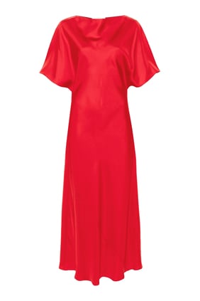 Akan İpek Elbise - Elegan ve Rahat