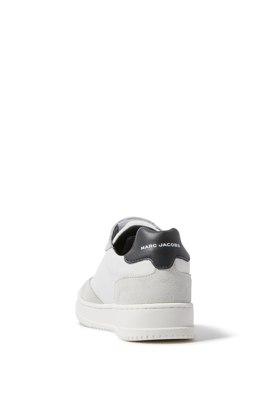Çocuk Logo Yaması Deri Sneaker - Beyaz
