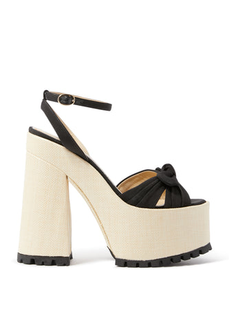 Miranda 155 Platform Sandalet - Bej