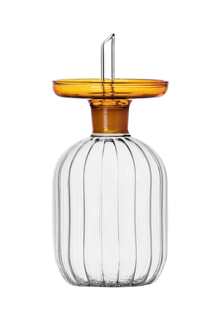 Milano Küçük Yağ Şişesi, El Yapımı Borosilikat Cam