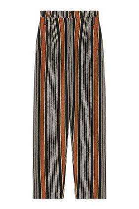 Missoni Şeritli Raschel Lame Düz Pantolon
