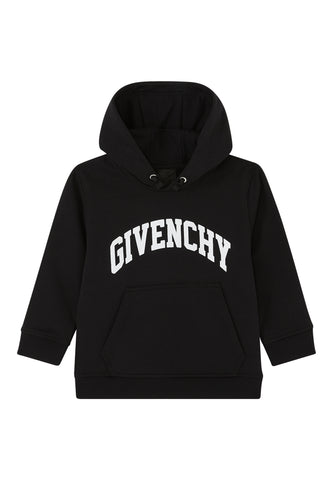 Çocuk Logo Kapüşonlu Sweatshirt - Beyaz