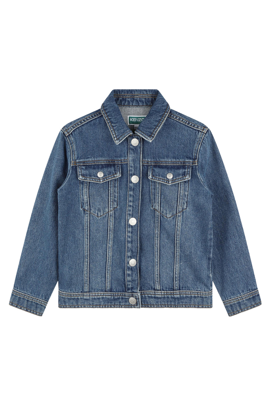 Çocuk Kot Ceket - Denim Mavi