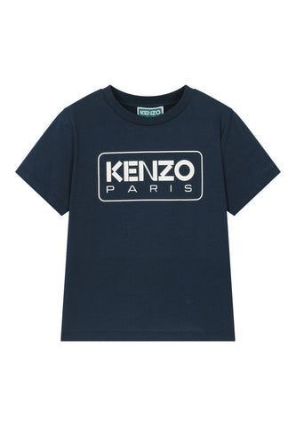 Çocuklar için Kenzo Logo Tişört - Organik Pamuk