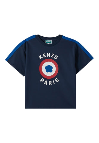 Çocuklar için Kenzo Hedef Logo Tişört - Renkli