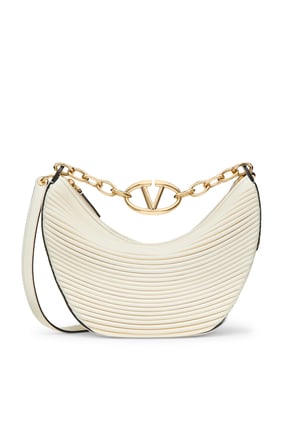Valentino Garavani Vlogo Moon Küçük Hobo Çanta