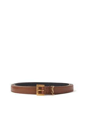 Saint Laurent Cassandre Extra İnce Kemer