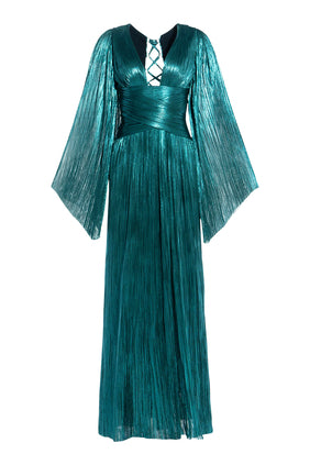 Alana Maxi Elbise - Teal Yeşil