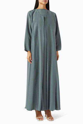 Şık 3 Parça Abaya Seti ile Modest Giyimde Zarafeti Yakalayın