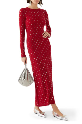 Kristal Jarse Maxi Elbise
