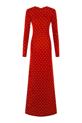 Kristal Jarse Maxi Elbise