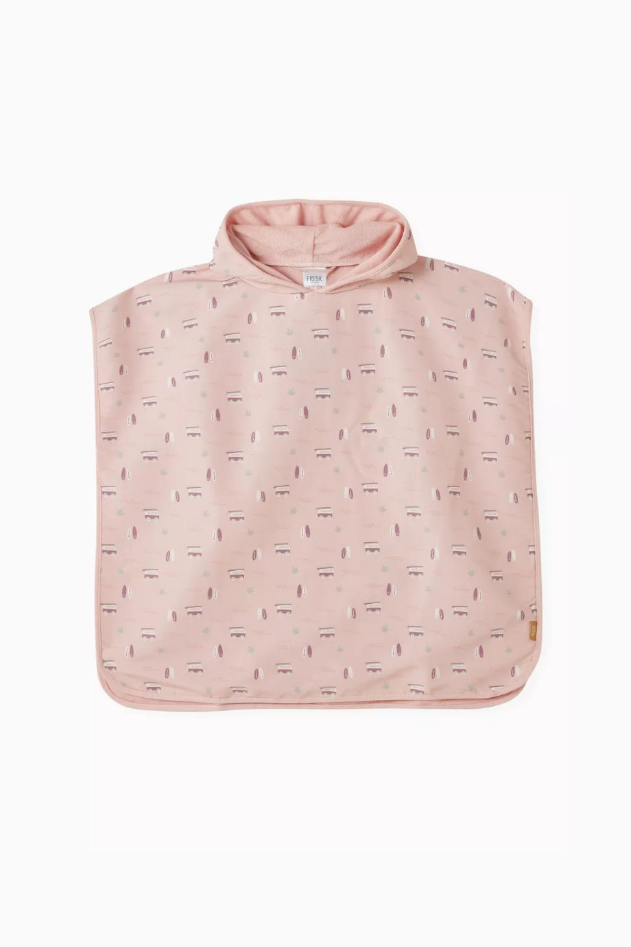 Çocuk Poncho Hayvan Desenli, Kapüşonlu ve UV50 Koruma Özellikli