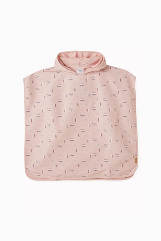 Çocuk Poncho Hayvan Desenli, Kapüşonlu ve UV50 Koruma Özellikli