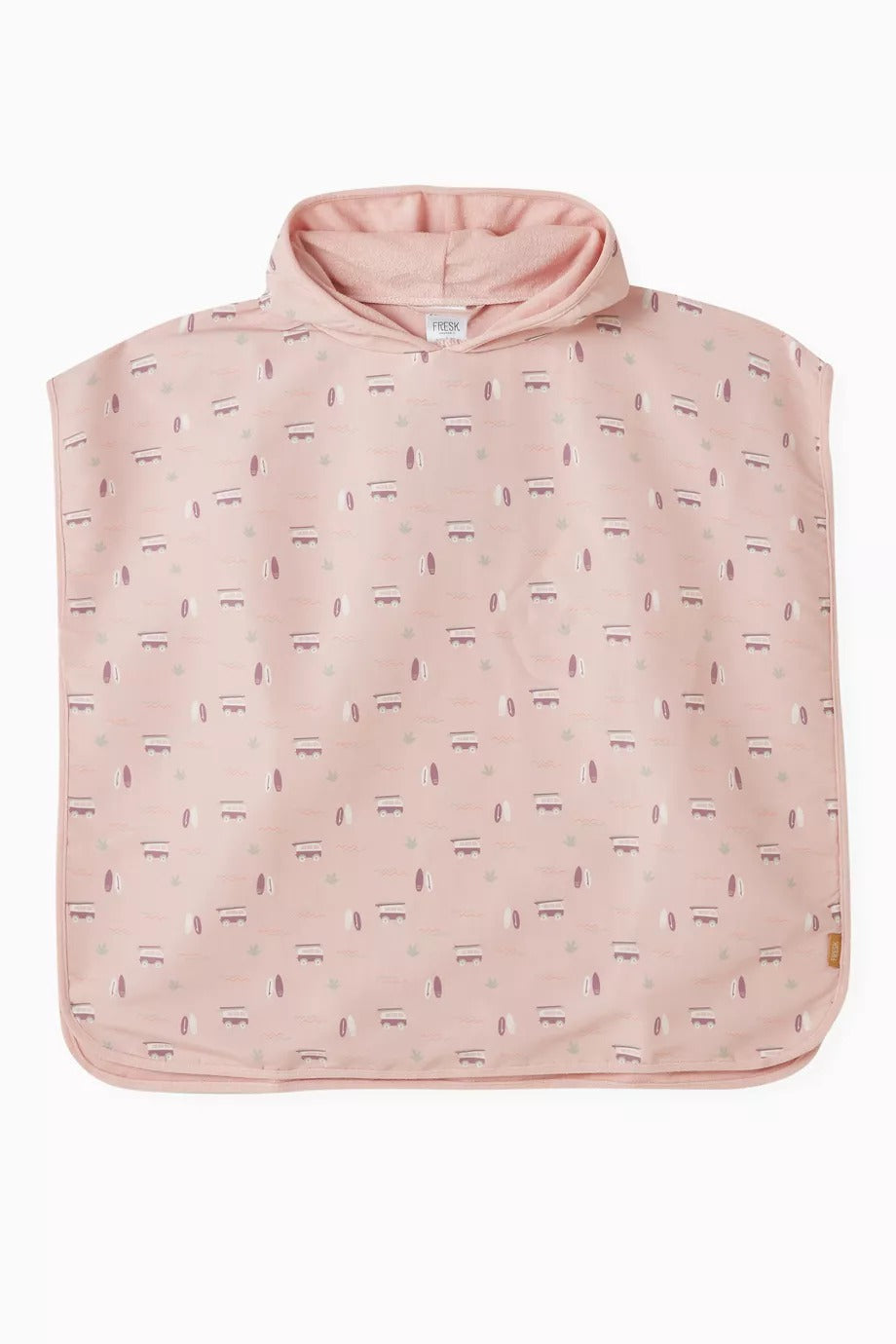 Çocuk Poncho Hayvan Desenli, Kapüşonlu ve UV50 Koruma Özellikli