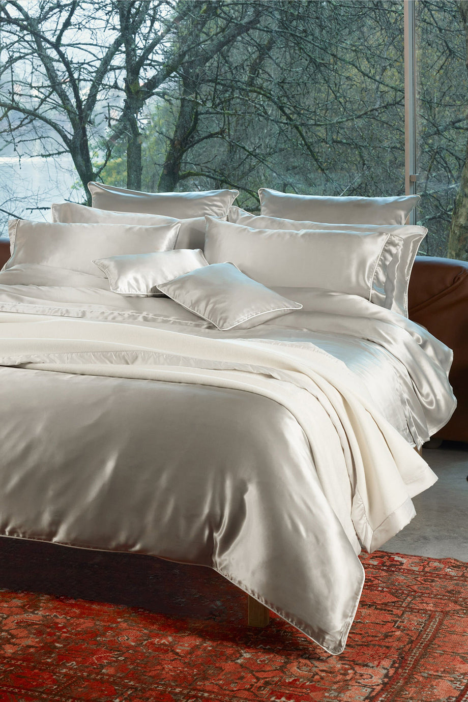 Maria Dut İpeği Yorgan Kılıfı, Zamansız Lüks, %100 Dut İpeği