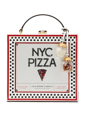 Eğlenceli 3D Pizza Kutusu Çanta - Kate Spade