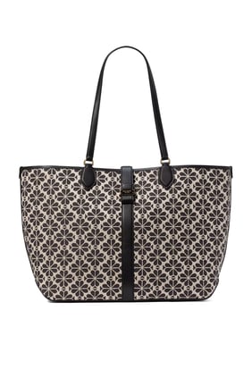 Kate Spade Çiçek Desenli Kılıflı Kanvas Tote Çanta - Çok Renkli