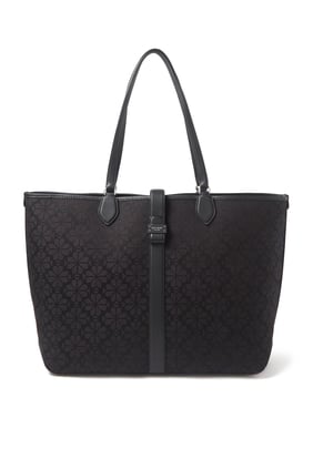 Kate Spade Çiçek Desenli Kaplama Kanvas Tote Çanta - SİYAH
