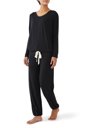 Gisele Rahat Pijama Takımı - Siyah