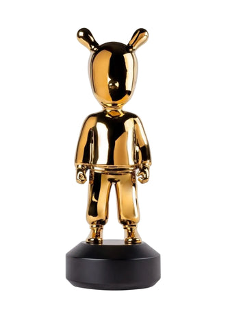The Golden Guest Altın Renkli İkonik Porselen Heykel