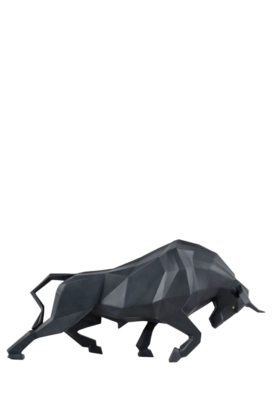 Bull Sculpture Origami Koleksiyonundan El Yapımı Porselen Boğa Heykeli
