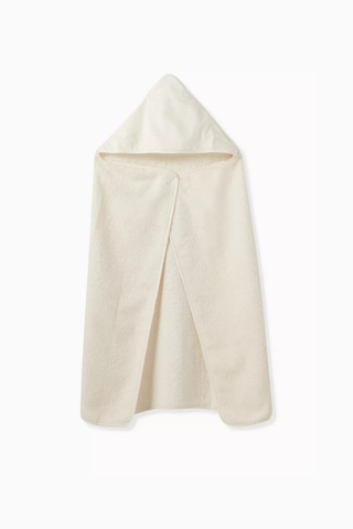 Kapüşonlu Bebek Havlusu Organik Pamuk, Polka-dot Desenli Lüks Tasarım