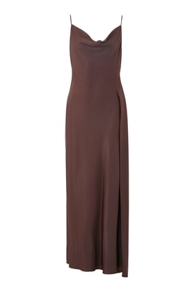 Eila Fırfırlı Elbise - Trendy Midi Elbise
