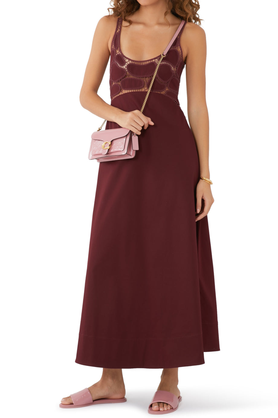 Holly İmzalı Deri Sandaletler - Açık/Pastel Pembe